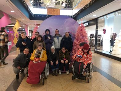 Gruppenfoto im Stern Center.