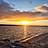 Ein Sonnenuntergang an der Ostsee.