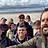 Gruppenfoto am Strand.
