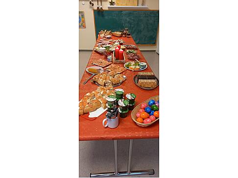 Das Buffet aus einer anderen Perspektive.
