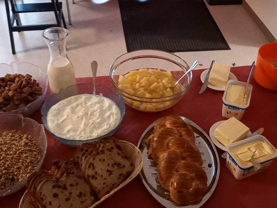 Müsli und Stuten.