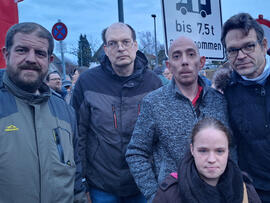 Die Möglichkeitsdenker bei der Demo
