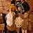 Eine Familie in der Alm.
