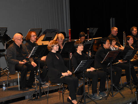 Ein Teil des Orchesters.