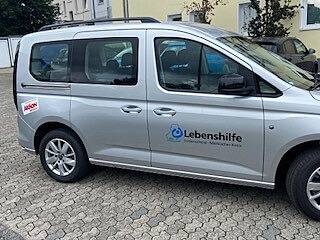 Seitenansicht des neues Autos