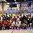 Gruppenbild mehrerer Basketballmannschaften.