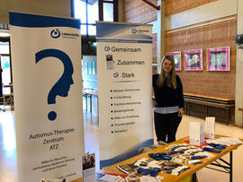 Stand beim Elternsprechtag an der Felsenmeerschule
