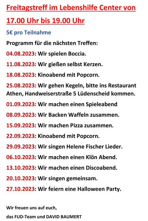 Freitagstreff 2. HJ 2023