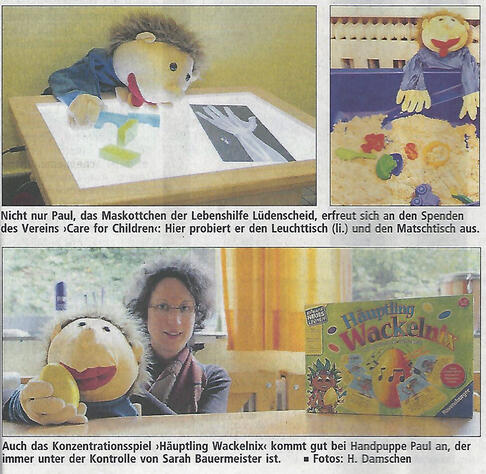 Frühförderung Hauptling Wackelnix