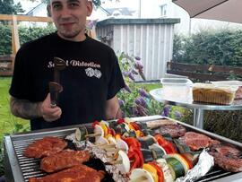 Gemeinsames Grillen
