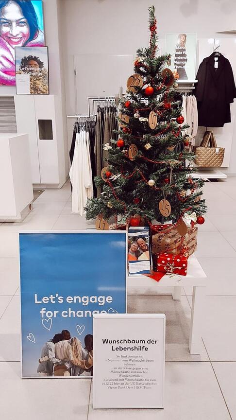 Wunschbaum bei H&M