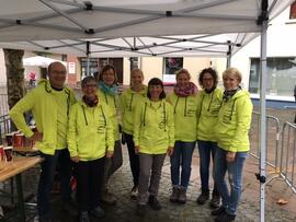 P-Weg in Plettenberg: Helfer der Lebenshilfe Frühförderstelle Zweigstelle Plettenberg ehrenamtlich dabei