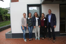 Bild von links nach rechts: Mitarbeiter der Lebenshilfe Lüdenscheid -  Annika Grundke, Bettina Strelow, Raphaela Mund, Sonja Krämer, Stephan Thiel 