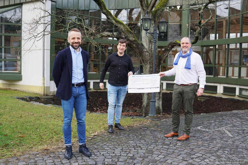 v.l.n.r.: Angelo Castrignano, Jörg Bachmann und Paulo Germano 