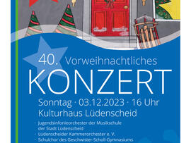 Plakat Weihnachtskonzert