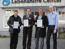 Zu Partnern ernannt: Lebenshilfe Lüdenscheid übergibt Urkunden an ihre Unterstützer