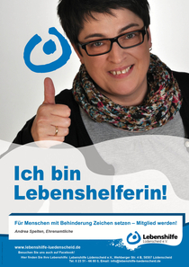 Plakat: Ich bin Lebenshelfer!