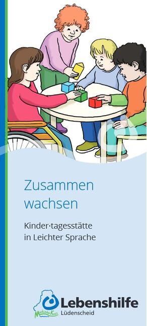 Flyer Kindertagesstätte in Leichter Sprache