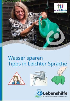 Flyer Wasser sparen