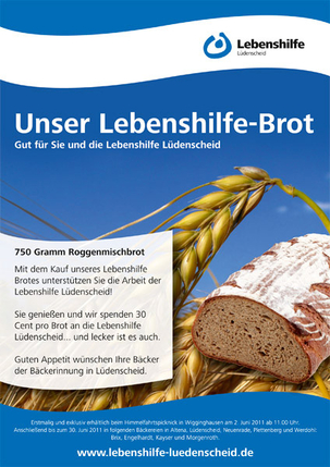 Plakat Lebenshilfe Brot