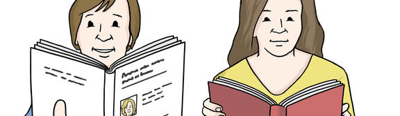 Kopfgrafik Leichte Sprache