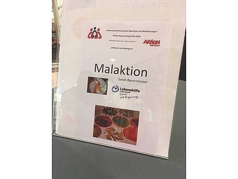 Werbung MAlaktion.