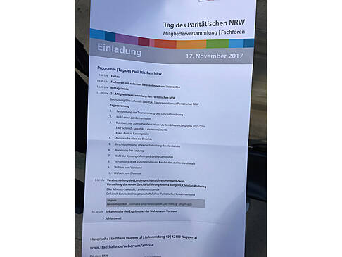 Einladung zum Tag des Paritätischen