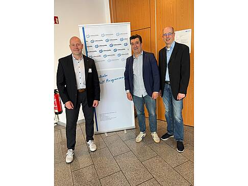 Bild 1: Stephan Thiel, Jörg Bachmann und Sven Sieburg, Vorstand der Lebenshilfe Lüdenscheid – Märkischer Kreis
