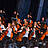 Orchester auf der Bühne.
