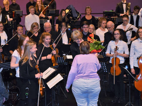Ein Orchester.